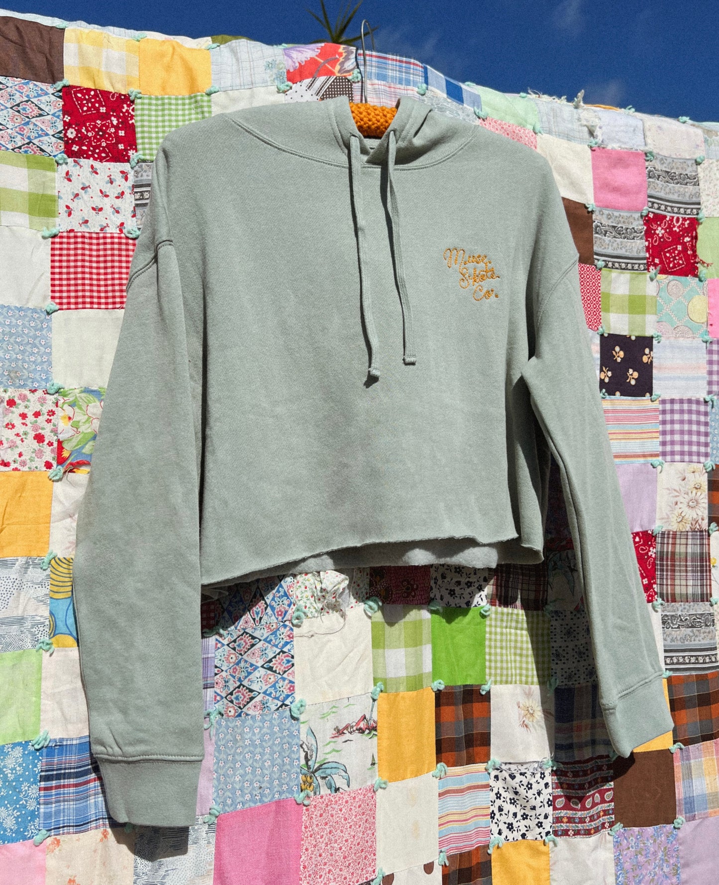 Cropped Hoodie Sweatshirt