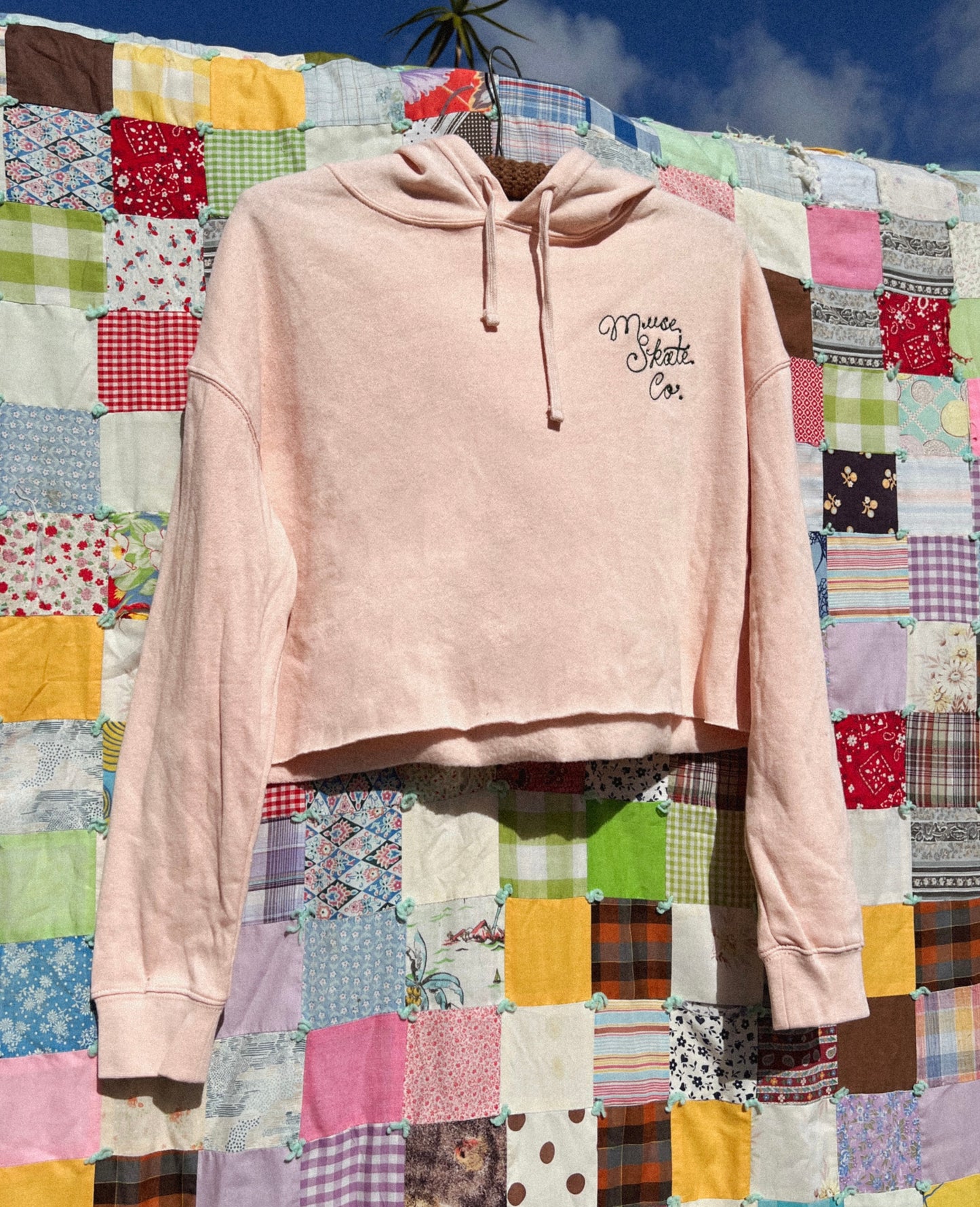 Cropped Hoodie Sweatshirt