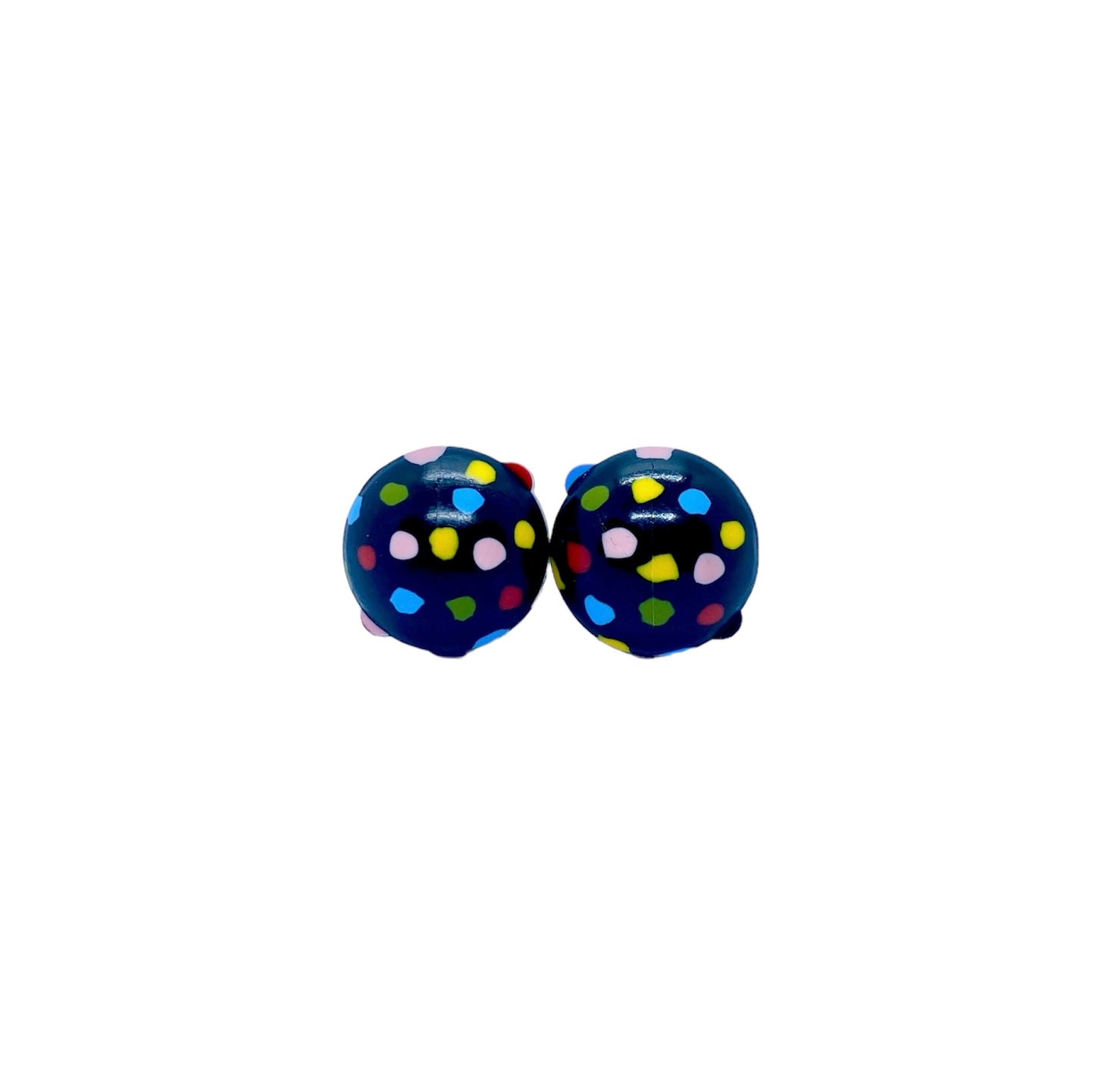 Spotted Jam Plugs - Black Funfetti